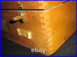 Machinist lathe HUNGER boring Daimler-Benz hand rectifying tool new wooden box
