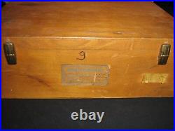 Machinist lathe HUNGER boring Daimler-Benz hand rectifying tool new wooden box