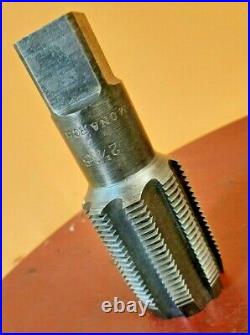 Machinist tool METAL TAP 2 1/4 8 tpi lathe chuck 8 Flute Hand Plug Monarch