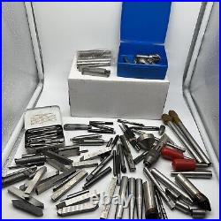 Machinist tool lot Flutes Lathe Metal Huge Lot Must See Over 100 pieces