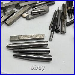 Machinist tool lot Flutes Lathe Metal Huge Lot Must See Over 100 pieces