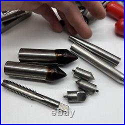 Machinist tool lot Flutes Lathe Metal Huge Lot Must See Over 100 pieces