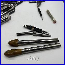 Machinist tool lot Flutes Lathe Metal Huge Lot Must See Over 100 pieces