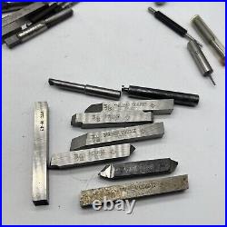 Machinist tool lot Flutes Lathe Metal Huge Lot Must See Over 100 pieces