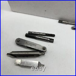 Machinist tool lot Flutes Lathe Metal Huge Lot Must See Over 100 pieces