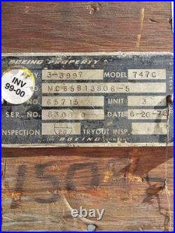 Machinist tools collectables- Boeing 747 Tooling Mill Lathe Cutters 1972