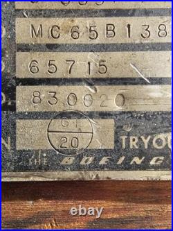 Machinist tools collectables- Boeing 747 Tooling Mill Lathe Cutters 1972