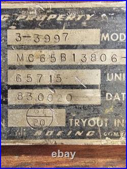 Machinist tools collectables- Boeing 747 Tooling Mill Lathe Cutters 1972