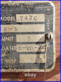 Machinist tools collectables- Boeing 747 Tooling Mill Lathe Cutters 1972