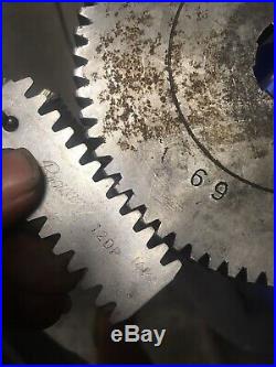 Metal Lathe Change Gear Set 12DP 6 Spline 69 78 81 114 T Machinist Tool Box Find