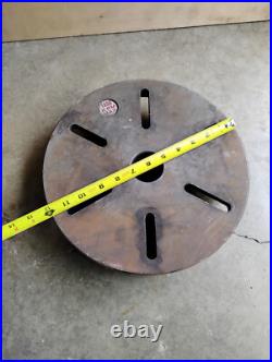 Metal Lathe Face Plate Machinist Tool 12 Cam Lock Mount