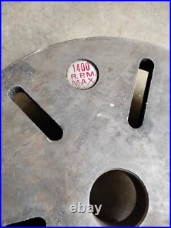 Metal Lathe Face Plate Machinist Tool 12 Cam Lock Mount
