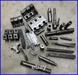 Metal Lathe Tooling Lot Machinist Tool Maker Box Find Chuck Jaws Boring Bar Turn