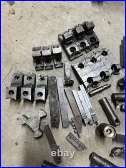 Metal Lathe Tooling Lot Machinist Tool Maker Box Find Chuck Jaws Boring Bar Turn