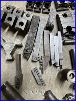 Metal Lathe Tooling Lot Machinist Tool Maker Box Find Chuck Jaws Boring Bar Turn