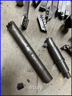 Metal Lathe Tooling Lot Machinist Tool Maker Box Find Chuck Jaws Boring Bar Turn