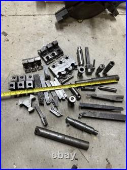Metal Lathe Tooling Lot Machinist Tool Maker Box Find Chuck Jaws Boring Bar Turn