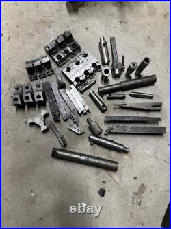 Metal Lathe Tooling Lot Machinist Tool Maker Box Find Chuck Jaws Boring Bar Turn