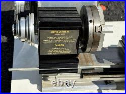 Micro Lathe II 4500 Machinist Tool- Complete & Works Great Mini Metal Wood