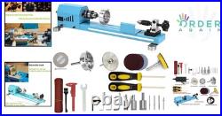 Mini Woodworking Lathe Machinist Kit Multi-Purpose Bench Tool for Hobby DIY C
