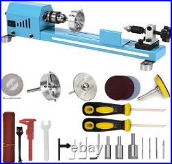 Mini Woodworking Lathe Machinist Kit Multi-Purpose Bench Tool for Hobby DIY C