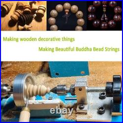 Mini Woodworking Lathe Machinist Kit Multi-Purpose Bench Tool for Hobby DIY C