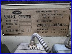 Mitsui 200MH Surface Grinder 6x12 Machinist Toolmaker Lathe Mill Milling