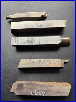 Mixed Used Machinist Lathe Tool Cutting Bits Lot Mo-Max Rex More 11 Lb