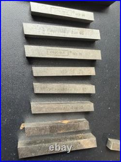 Mixed Used Machinist Lathe Tool Cutting Bits Lot Mo-Max Rex More 11 Lb