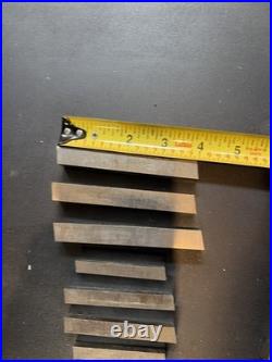 Mixed Used Machinist Lathe Tool Cutting Bits Lot Mo-Max Rex More 11 Lb