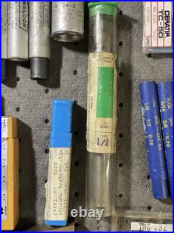 NOS Machinist Tool Lot Carbide Inserts, End Mills, Weldon Cutters HSS USA NOS Machinist Tool Lot Carbide Inserts, End Mills, Weldon Cutters HSS USA