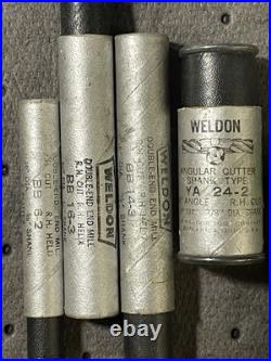 NOS Machinist Tool Lot Carbide Inserts, End Mills, Weldon Cutters HSS USA NOS Machinist Tool Lot Carbide Inserts, End Mills, Weldon Cutters HSS USA