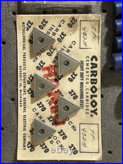 NOS Machinist Tool Lot Carbide Inserts, End Mills, Weldon Cutters HSS USA NOS Machinist Tool Lot Carbide Inserts, End Mills, Weldon Cutters HSS USA