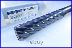 New 3/4 Melin Solid Carbide Long 6 Length 7 Flute Milling Machinist Lathe Tool