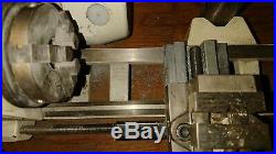 OLDER UNIMAT METAL LATHE MACHINIST TOOL With 3 JAW CHUCK TOOL POST DRILL CHUCK