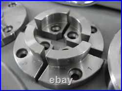 PRECISION MACHINIST TOOL 4 LATHE CHUCK with INTERNAL EXTERNAL JAWS FACEPLATE NEW