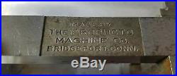 PRODUCTO MACHINE Bridgeport MASS MACHINIST TOOLS LATHE MILL Vise Ground 5 1/2