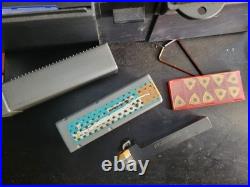Precision Machinist Lathe & Milling Tooling Lot Mitutoyo, Starrett, Sandvik, B