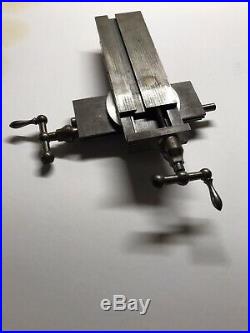 RARE VINTAGE Slide Rest Lathe Tool WB Clement Ma Machinist/ Clockmaker Collector