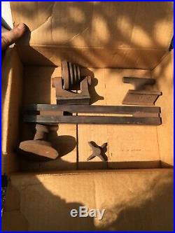 RARE Watchmaker Or Jewelers Lathe Casting Kit Machinist Project Tool Box Find