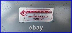 Rare Armstrong Set No A-1 Machinist Metal Lathe Tool Holder Set