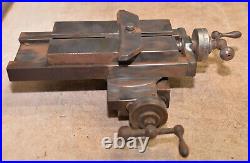 Rare compound cross slide watch makers lathe vise collectible machinist tool