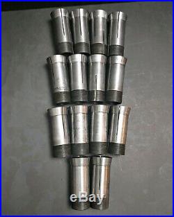 SOUTH BEND USA! 14pc 5C Collet 1/16 to 53/64 Set Machinist Tool 64ths Lathe