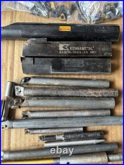 Sandvik Kennametal CNC Lathe Tooling Lot Boring Bars Holders Carbide Inserts