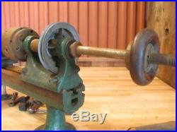 Small Antique Sloan Chace MFG Co. Machinist Metal Working Lathe