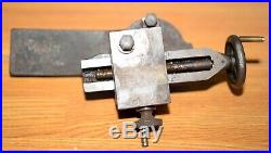 Small metal worker lathe X & Y table watchmakers collectible slide machinist