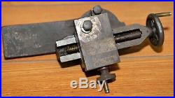 Small metal worker lathe X & Y table watchmakers collectible slide machinist