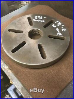 South Bend 10 & 13 Metal Lathe Face Plate with 1-7/8 8 TPI Machinist Tool