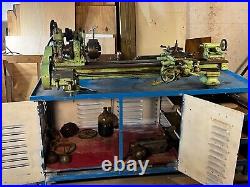 South Bend 9 lathe with machinist tools, chests, & stand. 110V Priced to Sell