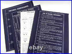 South Bend Lathe Shop Chart Posters 4 Machinist Lathe Tools Decimal Formulas Set South Bend Lathe Shop Chart Posters 4 Machinist Lathe Tools Decimal Formulas Set